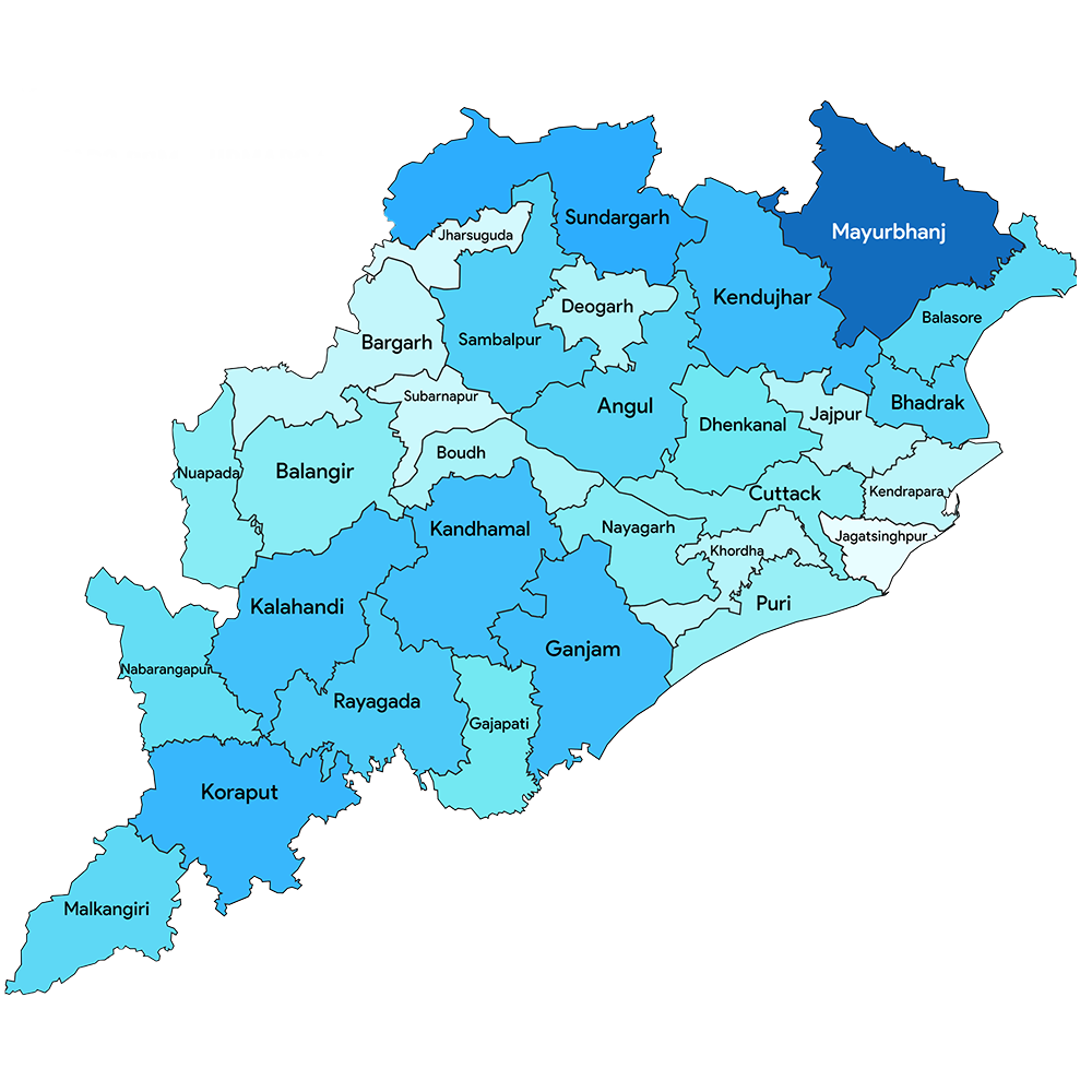Odisha Map